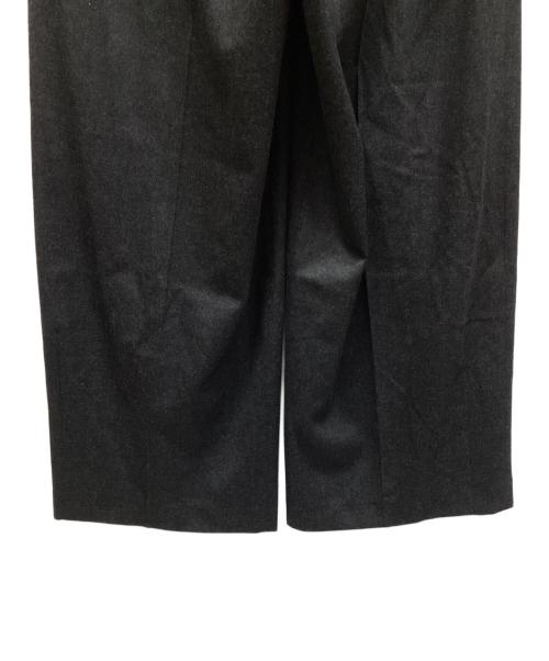 STUNNING LURE（スタニングルアー）STUNNING LURE (スタニングルアー) フラノワイドレッグパンツ チャコールグレー サイズ:2の古着・服飾アイテム