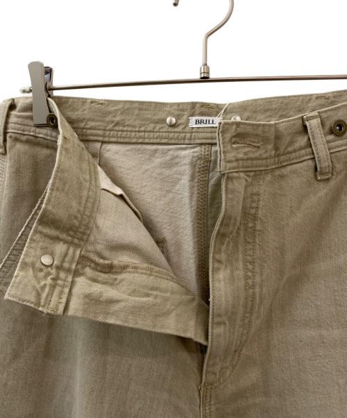 BRILL（ブリル）BRILL (ブリル) デニムペインターパンツ ベージュ サイズ:38の古着・服飾アイテム