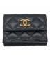 CHANEL（シャネル）の古着「スモールフラップウォレット」｜ブラック
