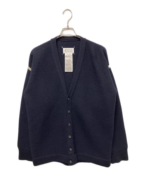 Maison Margiela（メゾンマルジェラ）Maison Margiela (メゾンマルジェラ) デニムエルボーパッチカーディガン ネイビー サイズ:Sの古着・服飾アイテム