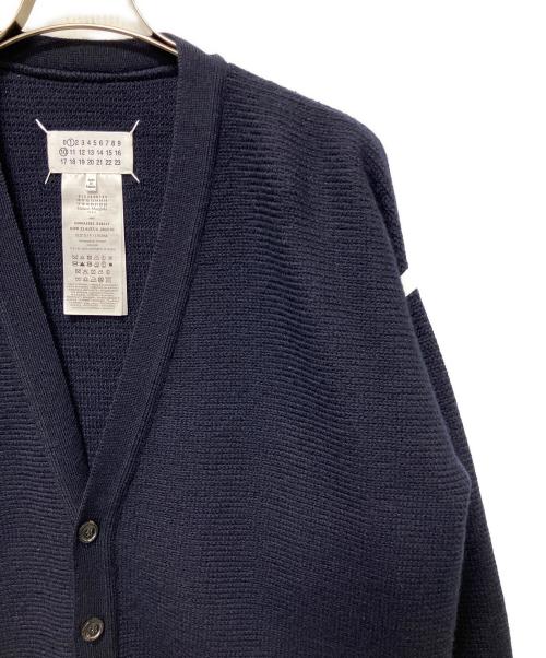 Maison Margiela（メゾンマルジェラ）Maison Margiela (メゾンマルジェラ) デニムエルボーパッチカーディガン ネイビー サイズ:Sの古着・服飾アイテム
