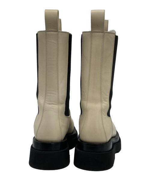BOTTEGA VENETA（ボッテガベネタ）BOTTEGA VENETA (ボッテガベネタ) ラグチェルシーブーツ アイボリー サイズ:39の古着・服飾アイテム