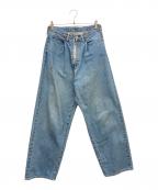 sssteinシュタイン）の古着「5PK VINTAGE REPRODUCTION WIDE DENIM JEANS」｜インディゴ