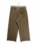 SUNSEA (サンシー) Super Relax Pants/スーパーリラックスパンツ ブラウン サイズ:3：7000円