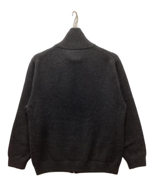 BATONER（バトナ―）BATONER (バトナ―) Essential MIDDLE WEIGHT INNOCENT CASHMERE DRIVERS KNIT/エッセンシャルミドルウエイトイノセントカシミヤドライバーズニット ブラック サイズ:2の古着・服飾アイテム
