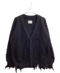 中古・古着通販】PERVERZE (パーバーズ) Damaged Knit Cape and Apron