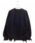 stein　 (シュタイン) MILLED DAMAGE KNIT CARDIGAN / ダメージ ニットカーディガン ブラック サイズ:M：18000円