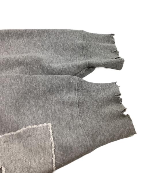 stein（シュタイン）stein (シュタイン) OVERSIZED RECONSTRUCTION SWEAT LS / オーバーサイズドリコンストラクションスウェット / ST.444 グレー サイズ:Sの古着・服飾アイテム