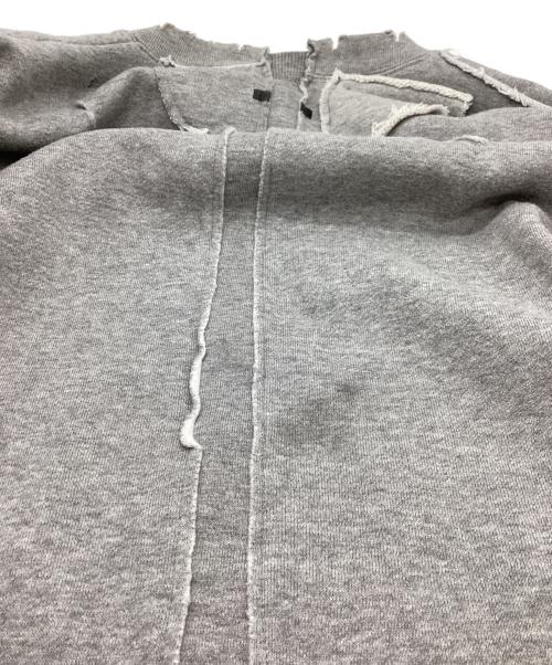 stein（シュタイン）stein (シュタイン) OVERSIZED RECONSTRUCTION SWEAT LS / オーバーサイズドリコンストラクションスウェット / ST.444 グレー サイズ:Sの古着・服飾アイテム