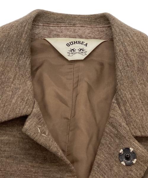 SUNSEA（サンシー）SUNSEA (サンシー) マイクロニットサーマルジャケット　16A31 ブラウン サイズ:2の古着・服飾アイテム