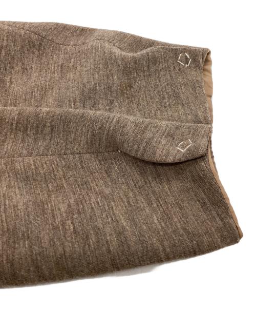 SUNSEA（サンシー）SUNSEA (サンシー) マイクロニットサーマルジャケット　16A31 ブラウン サイズ:2の古着・服飾アイテム