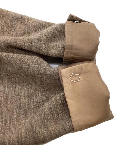 SUNSEA（サンシー）SUNSEA (サンシー) マイクロニットサーマルジャケット　16A31 ブラウン サイズ:2の古着・服飾アイテム