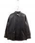 stein　（シュタイン）の古着「OVERSIZED LEATHER SHIRT JACKET / オーバーサイズ レザー シャツジャケット」｜ブラック