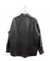 stein　 (シュタイン) OVERSIZED LEATHER SHIRT JACKET / オーバーサイズ レザー シャツジャケット ブラック サイズ:S：40000円
