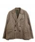 stein　（シュタイン）の古着「Oversized Double Breasted Jacket / オーバーサイズ ダブルブレストジャケット / 千鳥格子」｜ベージュ