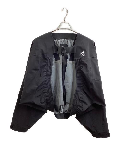 adidas（アディダス）adidas (アディダス) HYKE (ハイク) BOLERO JACKET GP3035 ブラック サイズ:OTの古着・服飾アイテム