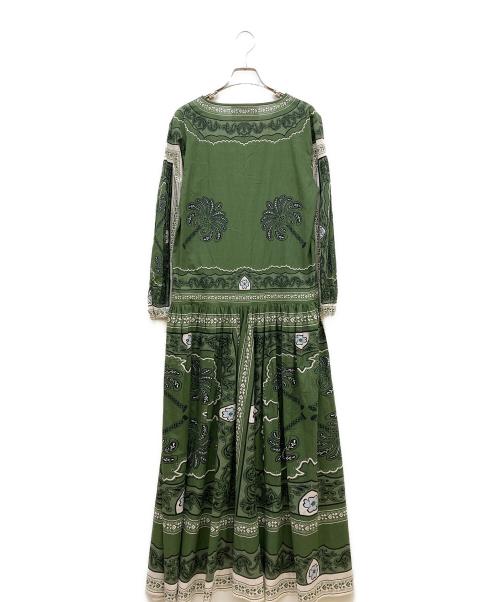 La DoubleJ（ラ・ダブルJ）La DoubleJ (ラ・ダブルJ) Viviana dress グリーン サイズ:Sの古着・服飾アイテム