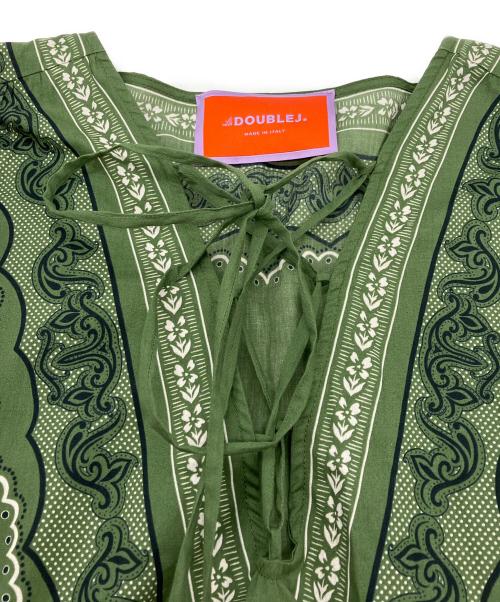 La DoubleJ（ラ・ダブルJ）La DoubleJ (ラ・ダブルJ) Viviana dress グリーン サイズ:Sの古着・服飾アイテム