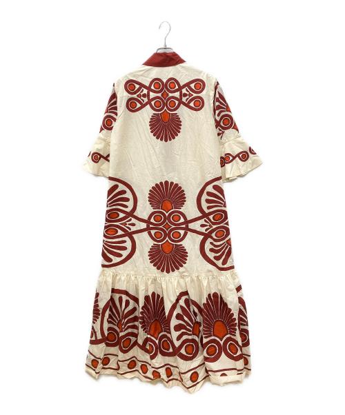 La DoubleJ（ラ・ダブルJ）La DOUBLEJ (ラ・ダブルJ) ARTEMIS DRESS - MEDALLION PLACÉE　ワンピース アイボリー サイズ:Ｓの古着・服飾アイテム