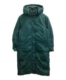 marimekko（マリメッコ）の古着「Taiottu Unikko Down coat / ダウンコート」｜グリーン