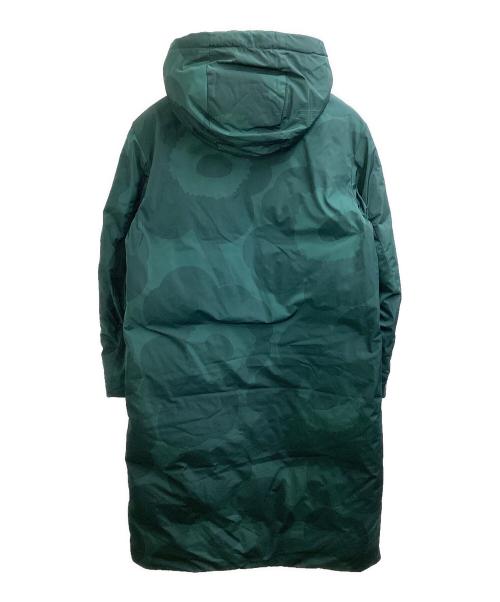 marimekko（マリメッコ）marimekko (マリメッコ) Taiottu Unikko Down coat / ダウンコート グリーン サイズ:XSの古着・服飾アイテム