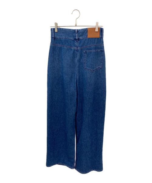 LOEWE（ロエベ）LOEWE (ロエベ) ラップデニムパンツ ブルー サイズ:36の古着・服飾アイテム