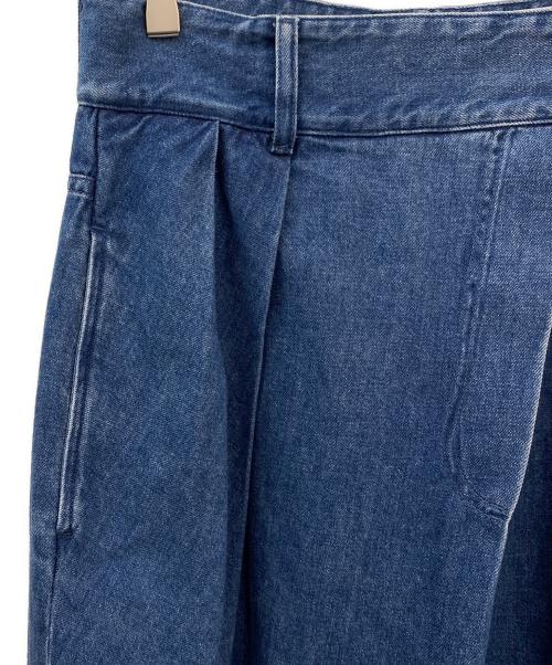 LOEWE（ロエベ）LOEWE (ロエベ) ラップデニムパンツ ブルー サイズ:36の古着・服飾アイテム