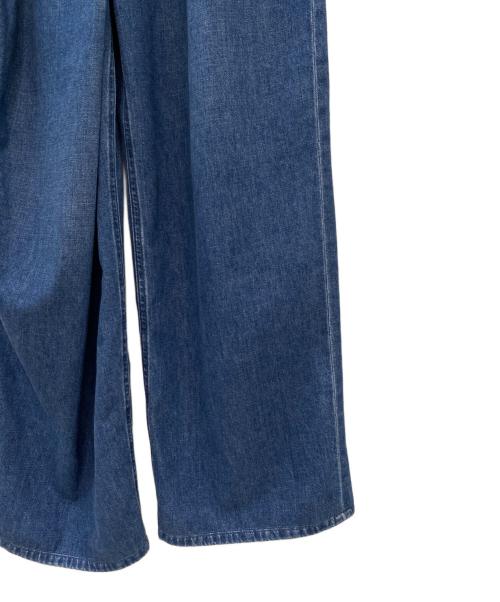 LOEWE（ロエベ）LOEWE (ロエベ) ラップデニムパンツ ブルー サイズ:36の古着・服飾アイテム