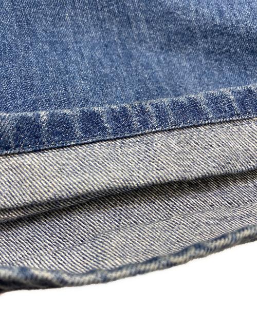 LOEWE（ロエベ）LOEWE (ロエベ) ラップデニムパンツ ブルー サイズ:36の古着・服飾アイテム