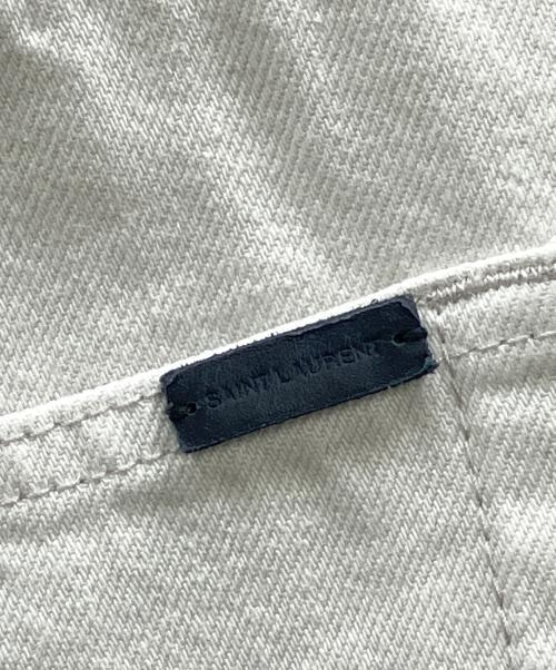 Saint Laurent Paris（サンローランパリ）Saint Laurent Paris (サンローランパリ) デニムパンツ ライトグレー サイズ:28の古着・服飾アイテム