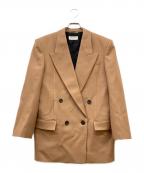 Saint Laurent Parisサンローランパリ）の古着「ダブルブレストジャケット」｜キャメル