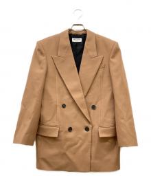 Saint Laurent Paris（サンローランパリ）の古着「ダブルブレストジャケット」｜キャメル