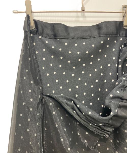 IENA（イエナ）IENA (イエナ) オーガンジーレイヤードスカート ブラック サイズ:38の古着・服飾アイテム