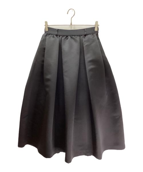 Heve（ヘイヴ）Heve (ヘイヴ) サテンドレスタックスカート ブラック サイズ:38の古着・服飾アイテム