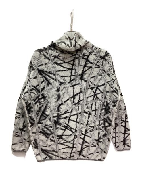 sarah pacini（サラ パチーニ）sarah pacini (サラ パチーニ) ハイネックニット ライトグレー サイズ:FREE 未使用品の古着・服飾アイテム