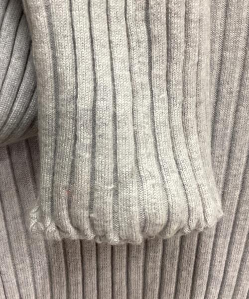 LE PHIL（ル フィル）LE PHIL (ル フィル) ウールリブタートルニット ライトグレー サイズ:FREEの古着・服飾アイテム