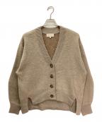 EPOCA STORIAエポカ ストリア）の古着「モヘヤミックスラメニット Vネックカーディガン」｜ベージュ