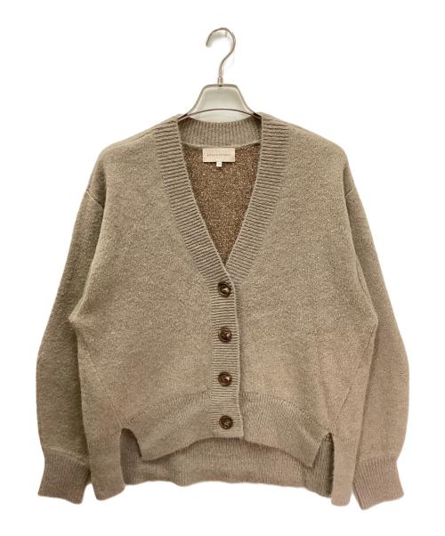 EPOCA STORIA（エポカ ストリア）EPOCA STORIA (エポカ ストリア) モヘヤミックスラメニット Vネックカーディガン ベージュ サイズ:40の古着・服飾アイテム