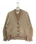 EPOCA STORIA（エポカ ストリア）の古着「モヘヤミックスラメニット Vネックカーディガン」｜ベージュ