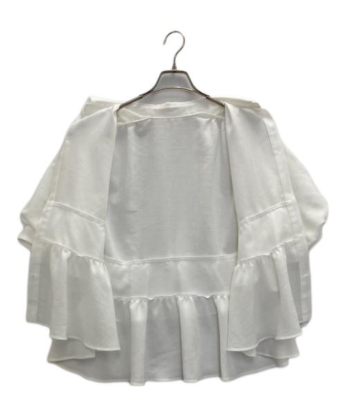 Diagram（ダイアグラム）Diagram (ダイアグラム) ティアードシャツチュニック ホワイト サイズ:36の古着・服飾アイテム
