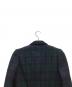 中古・古着 RALPH LAUREN (ラルフローレン) ブラックウォッチチェックウールジャケット ネイビー サイズ:9：6000円