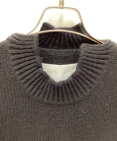 nonnotte（ノノット）nonnotte (ノノット) Low Count Wool Yak Knit Draping Extra Over C/N Pullover/ローカウントウールヤクニットドレーピングエクストラプルオーバー ブラック サイズ:FREEの古着・服飾アイテム