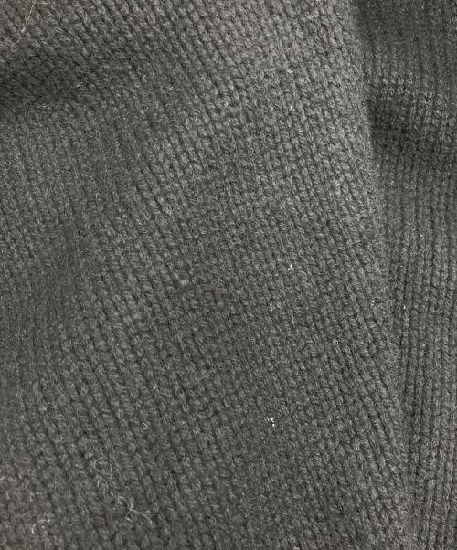 nonnotte（ノノット）nonnotte (ノノット) Low Count Wool Yak Knit Draping Extra Over C/N Pullover/ローカウントウールヤクニットドレーピングエクストラプルオーバー ブラック サイズ:FREEの古着・服飾アイテム