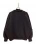 nonnotte (ノノット) Low Count Wool Yak Knit Draping Extra Over C/N Pullover/ローカウントウールヤクニットドレーピングエクストラプルオーバー ブラック サイズ:FREE：18000円