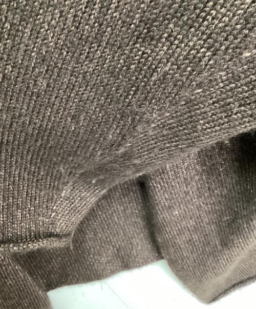 MOTHER HAND ARTISAN（マザーハンドアルチザン）MOTHER HAND ARTISAN (マザーハンドアルチザン) シルクモヘアカーディガン ブラウン サイズ:6の古着・服飾アイテム