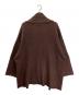 MOTHER HAND ARTISAN (マザーハンドアルチザン) シルクモヘアカーディガン ブラウン サイズ:6：15000円