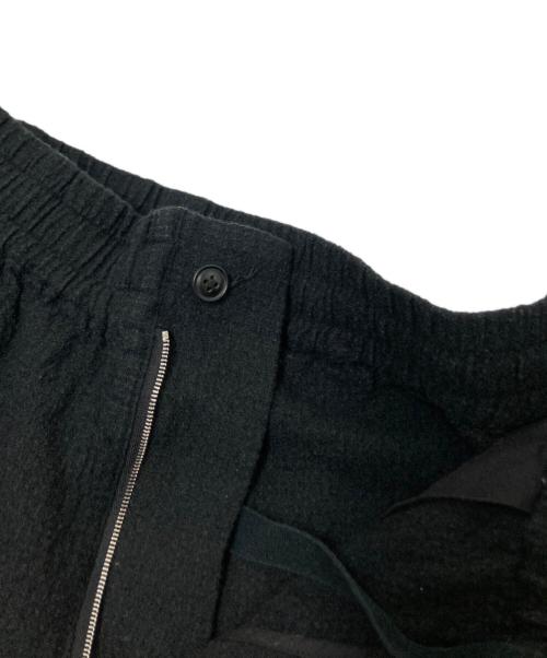 nonnotte（ノノット）nonnotte (ノノット) ウールコットン縮絨差ツイードサッカートラウザーパンツ エスプレッソ サイズ:5の古着・服飾アイテム