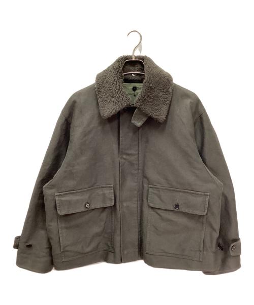 BLURHMS（ブラームス）BLURHMS (ブラームス) Broken Cloth A2MK3 Jacket/ブロークンクロスジャケット オリーブ サイズ:3の古着・服飾アイテム