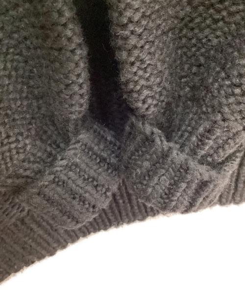 barbell object（バーベルオブジェクト）barbell object (バーベルオブジェクト) KANATA (カナタ) hn knit made by KANATA/プルオーバーハンドニット ブラック サイズ:FREEの古着・服飾アイテム