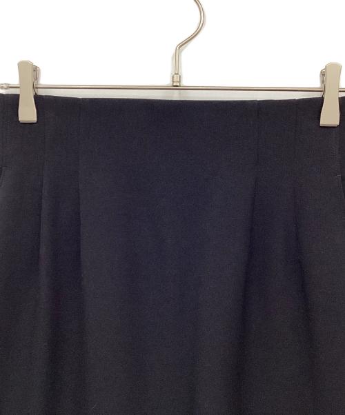 uncrave（アンクレイヴ）uncrave (アンクレイヴ) ウォッシャブルウールライクツイル Iラインスカート ブラック サイズ:2の古着・服飾アイテム